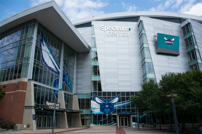 Representatives of major labels take part in the first Charlotte Hornets Music Industry Night of the 2021-22 season

